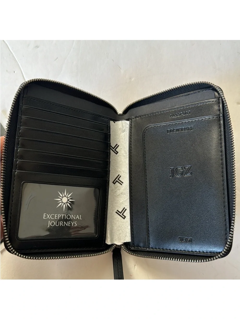 Tumi Zip around passport wallet